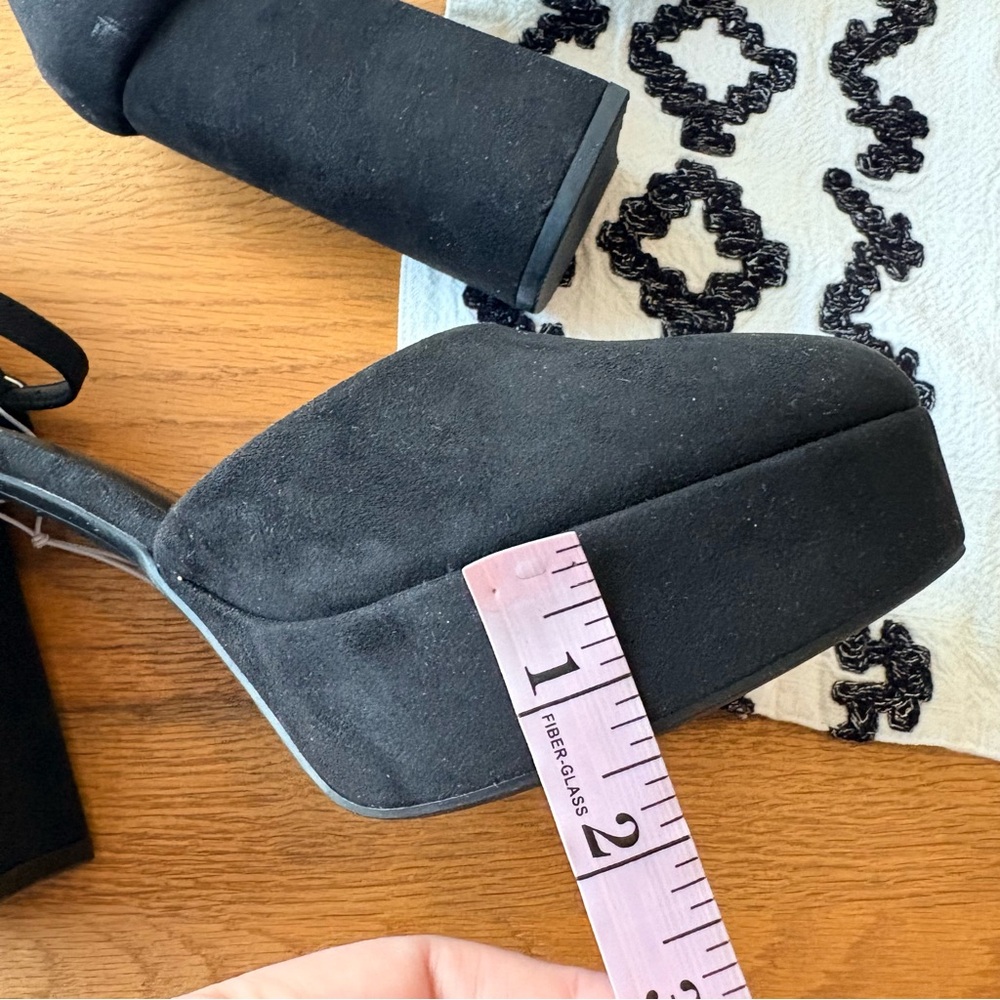 NEW a new day Black Chunky Platform Heels women’s shoes size 10 - Picture 8 of 8